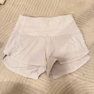 lululemon athletica Cream Athletic Shorts